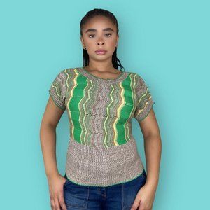 Zig Zag Knit Sweater